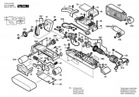 Bosch 0 603 270 603 Pbs 75 Ae Belt Sander 230 V / Eu Spare Parts